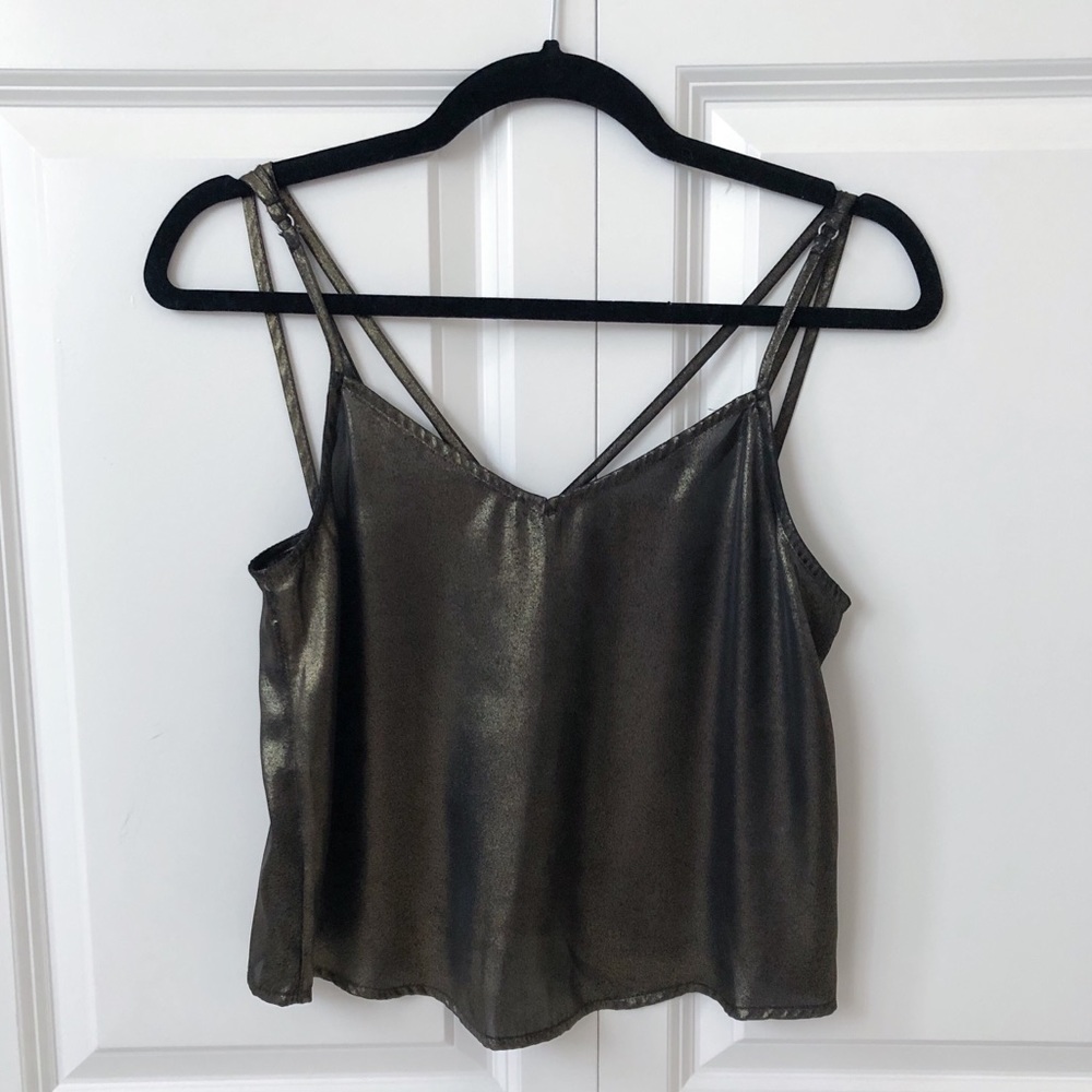 Abercrombie Metallic Tank Top